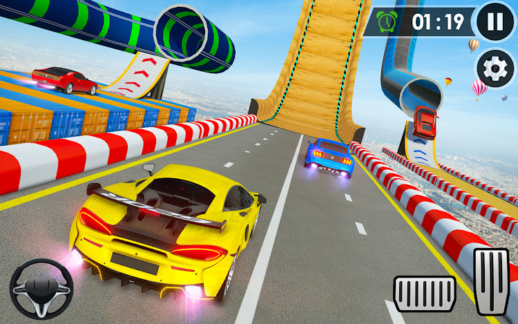 #6. Mega Ramps Stunt Car Games 3D (Android) By: Game Pace