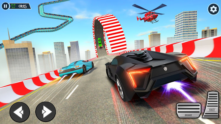 #9. Mega Ramps Stunt Car Games 3D (Android) By: Game Pace