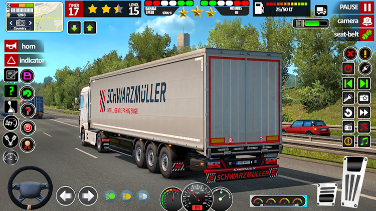 #2. Truck Game 3d: Truck Simulator (Android) By: Verx Labs