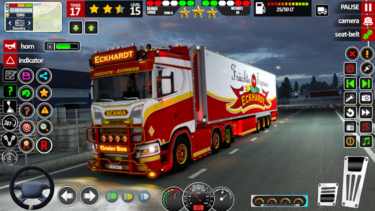 #3. Truck Game 3d: Truck Simulator (Android) By: Verx Labs