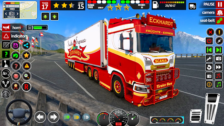 #5. Truck Game 3d: Truck Simulator (Android) By: Verx Labs