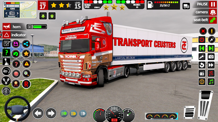 #6. Truck Game 3d: Truck Simulator (Android) By: Verx Labs