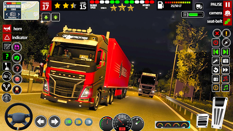 #7. Truck Game 3d: Truck Simulator (Android) By: Verx Labs