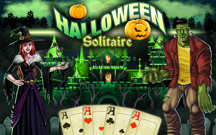 #9. Halloween Tri-peaks Solitaire (Android) By: Glowing Eye Games Limited