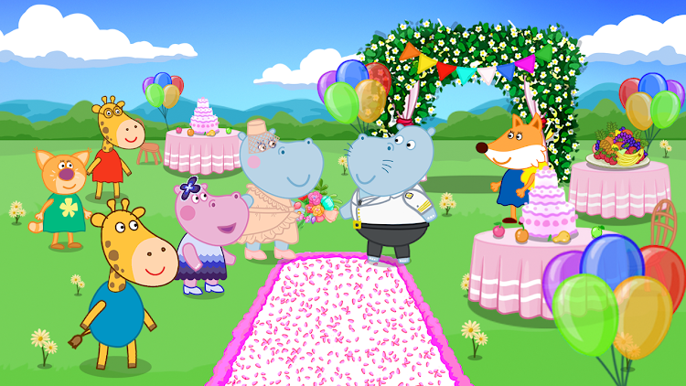 #8. Wedding party. Games for Girls (Android) By: Hippo Kids Games