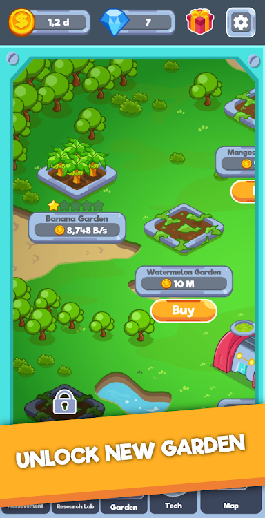 #6. Idle Fruit Legacy (Android) By: Polytron