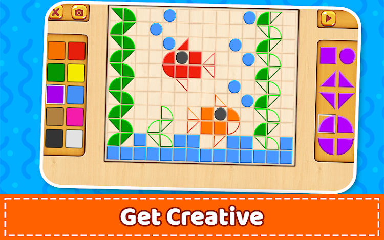 #4. Mosaic Puzzles Art Game Kids (Android) By: GunjanApps Studios