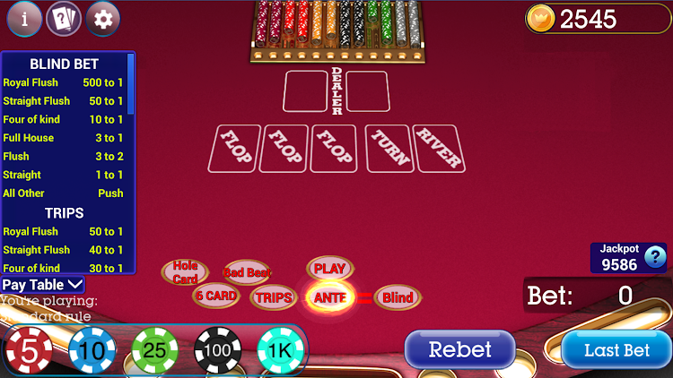 #9. Ultimate Poker Texas Holdem (Android) By: Blue Wind Studio