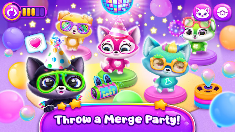 #5. Fluvsies Merge Party (Android) By: TutoTOONS