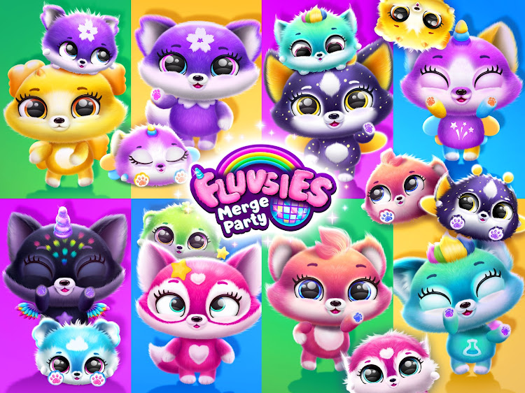 #10. Fluvsies Merge Party (Android) By: TutoTOONS