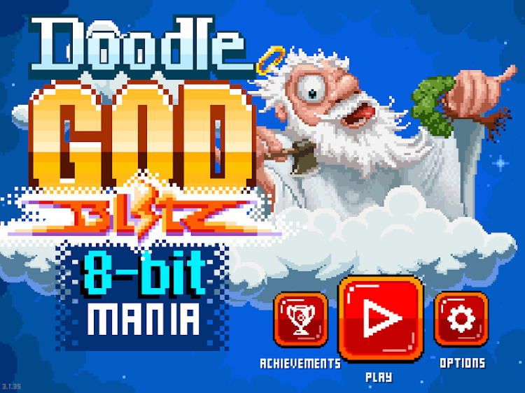 #6. Doodle God: 8-bit Mania Blitz (Android) By: JoyBits Ltd.