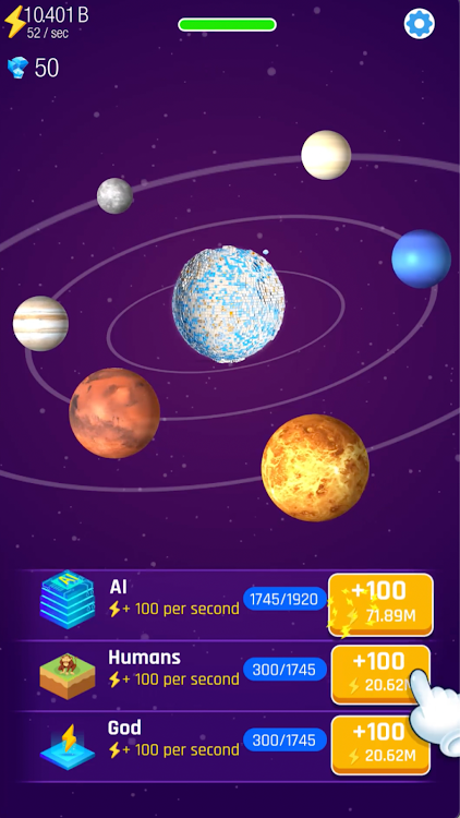 #6. Idle World - Build The Planet (Android) By: Funcell Games Pvt Ltd