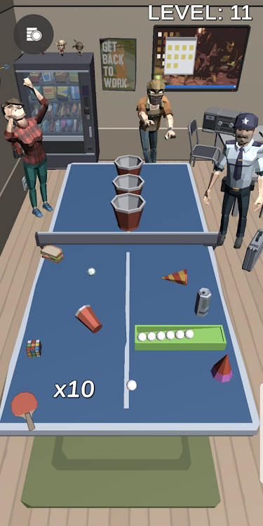 #5. PONG KING - Party 3D (Android) By: Yes Games Studio