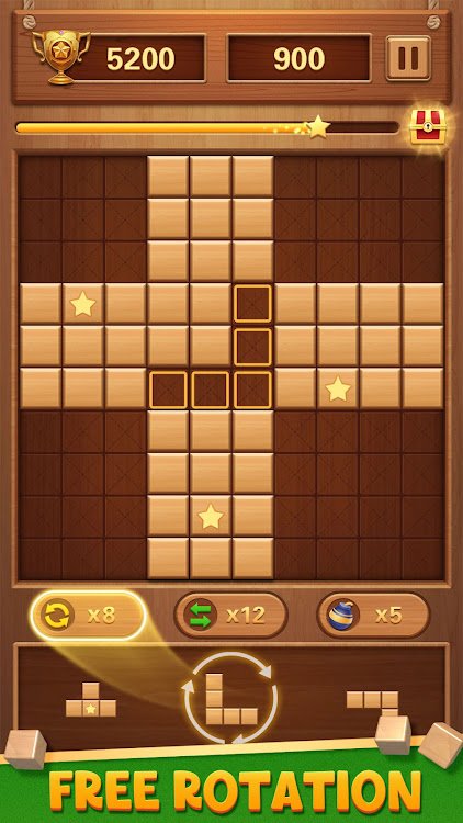 #3. Block Puzzle Wood Blast (Android) By: Wood Puzzle Sudoku Games