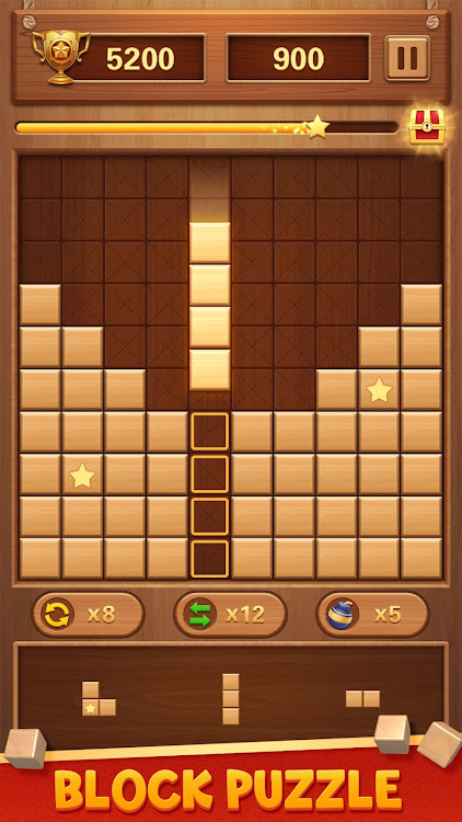 #9. Block Puzzle Wood Blast (Android) By: Wood Puzzle Sudoku Games