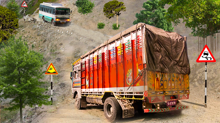 #2. Indian Cargo Truck Simulator (Android) By: Offroad Games Simulation