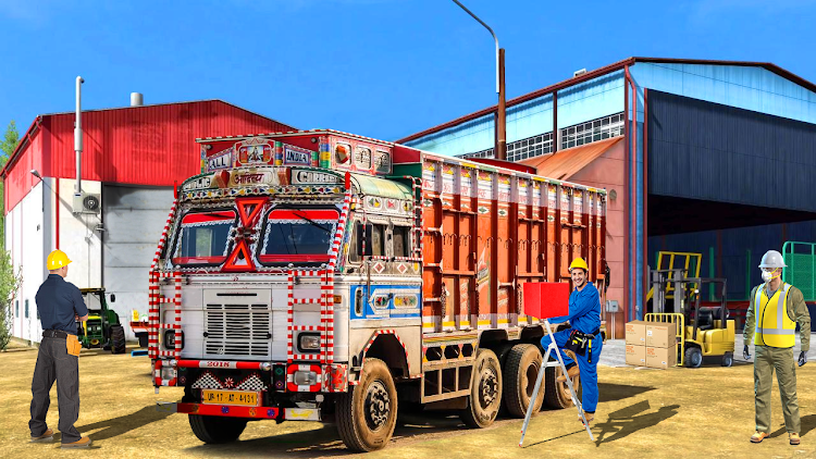 #4. Indian Cargo Truck Simulator (Android) By: Offroad Games Simulation