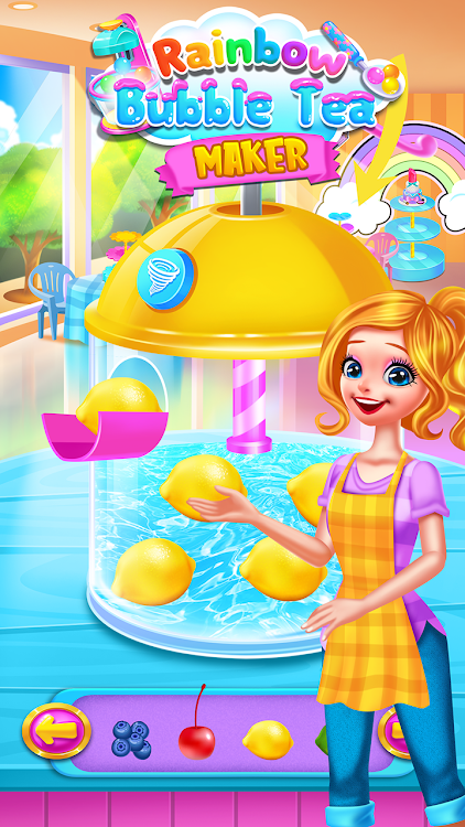 #3. Rainbow Bubble Milk Tea Maker (Android) By: Beansprites LLC