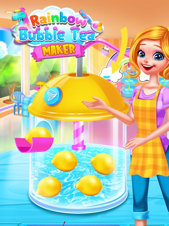 #8. Rainbow Bubble Milk Tea Maker (Android) By: Beansprites LLC