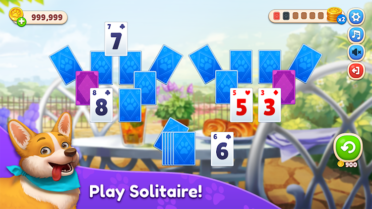 #2. Piper's Pet Cafe - Solitaire (Android) By: Tripledot Studios Limited