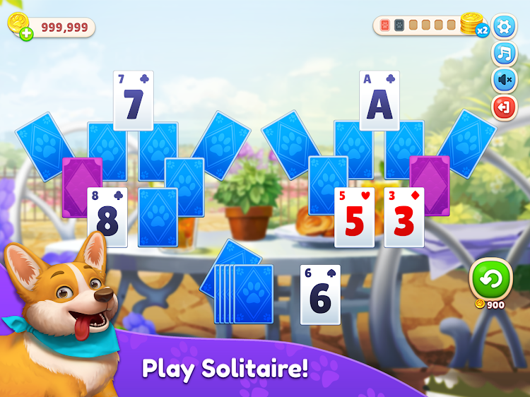 #8. Piper's Pet Cafe - Solitaire (Android) By: Tripledot Studios Limited