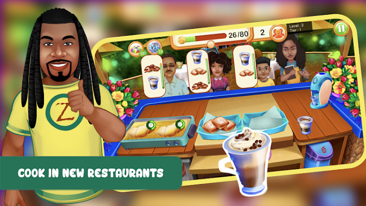 #2. Kitchen Clout: Cooking Game (Android) By: Tymedia