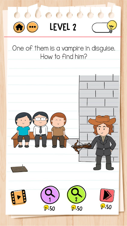 #8. Brain Test 2: Tricky Stories (Android) By: Unico Studio