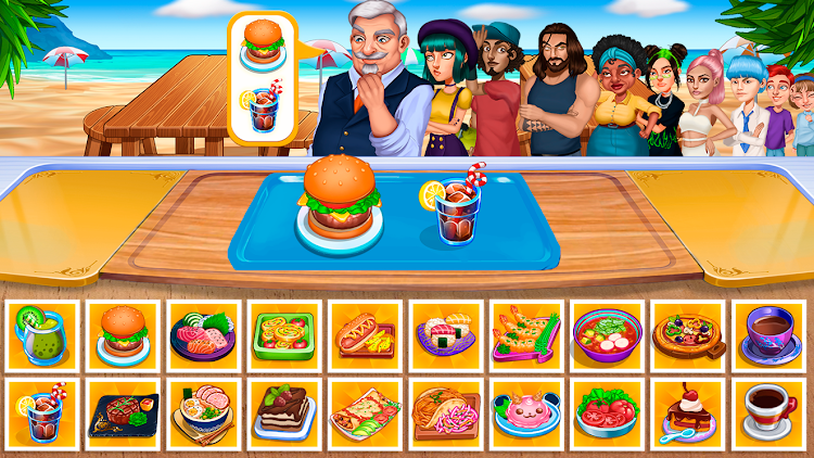 #3. Cooking Fantasy: Food Fun (Android) By: MIGA Games