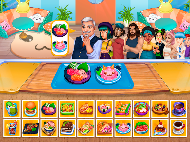 #8. Cooking Fantasy: Food Fun (Android) By: MIGA Games