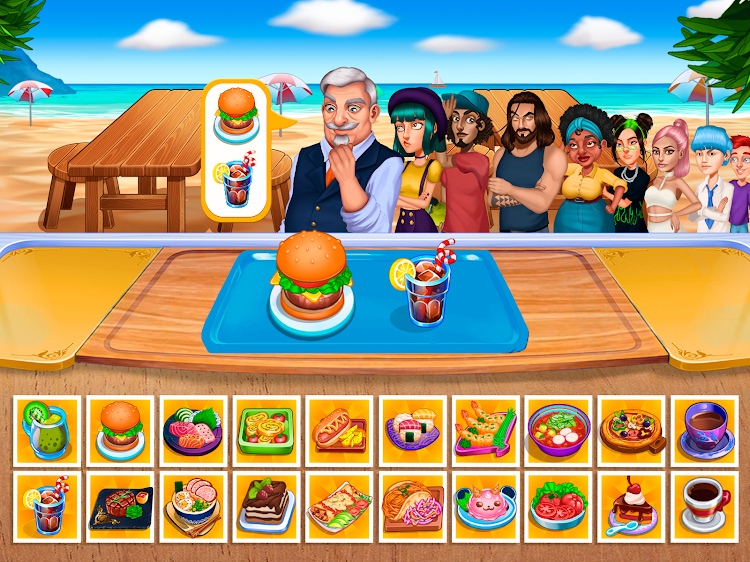 #9. Cooking Fantasy: Food Fun (Android) By: MIGA Games