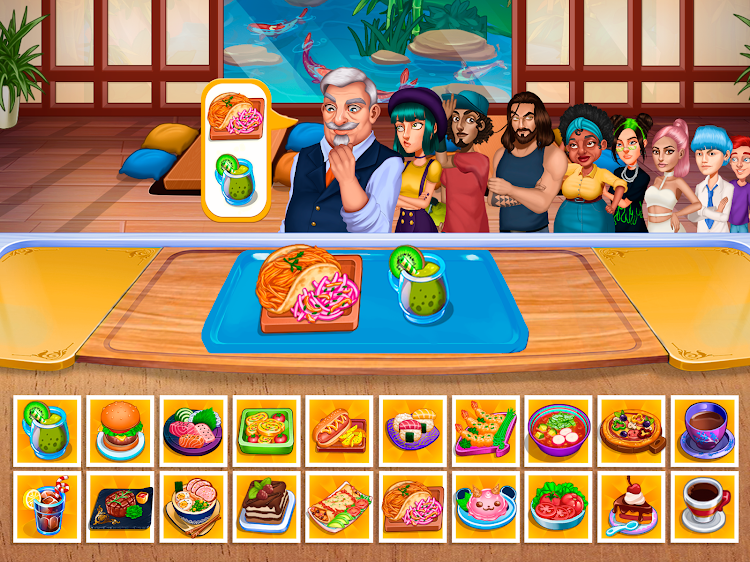 #10. Cooking Fantasy: Food Fun (Android) By: MIGA Games