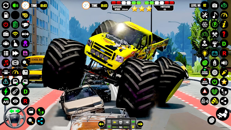 #3. Derby Monster Truck Stunt Game (Android) By: Games Tooist