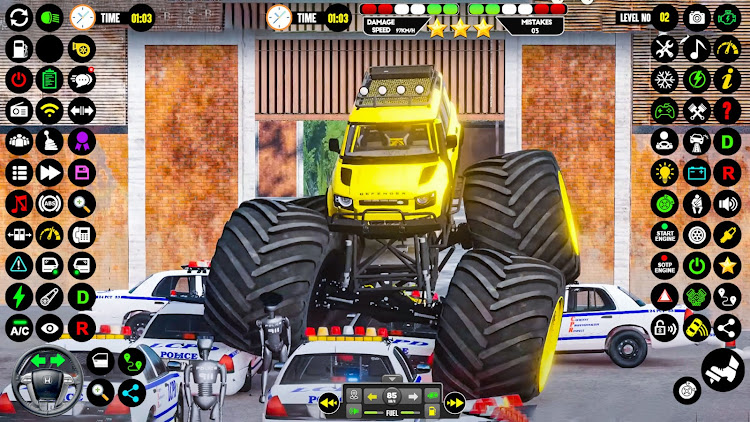 #7. Derby Monster Truck Stunt Game (Android) By: Games Tooist