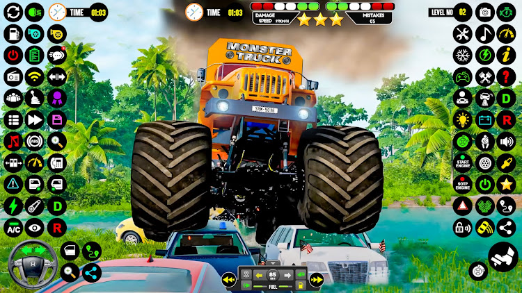 #8. Derby Monster Truck Stunt Game (Android) By: Games Tooist