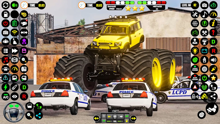 #9. Derby Monster Truck Stunt Game (Android) By: Games Tooist