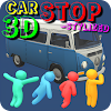 CAR STOP 3D - Stylized icon