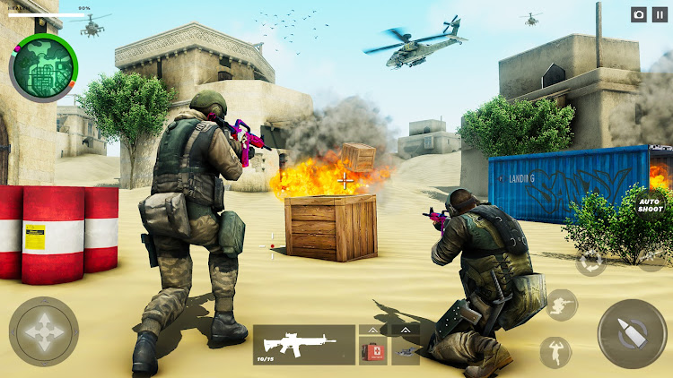 #3. Commando Strike Shooting Games (Android) By: Yoi Games