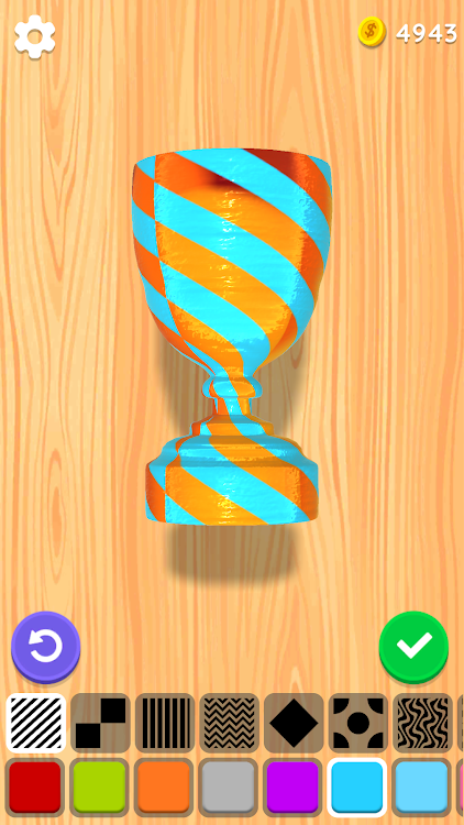 #5. Wood Turning 3D - Carving Game (Android) By: Eliten