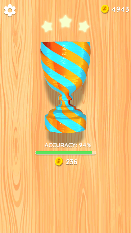 #7. Wood Turning 3D - Carving Game (Android) By: Eliten