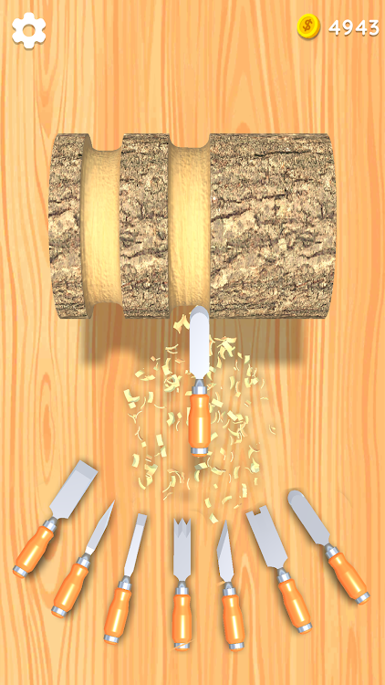 #8. Wood Turning 3D - Carving Game (Android) By: Eliten