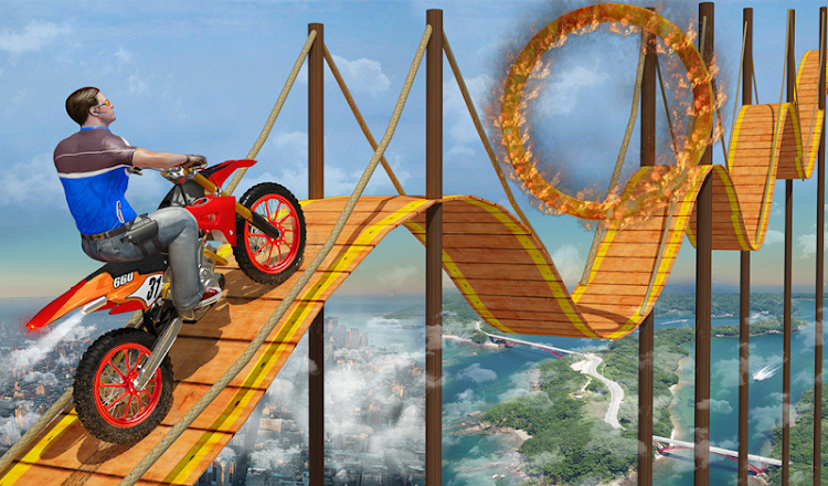 #5. Bike Tricks Trail Stunt Master (Android) By: Borois