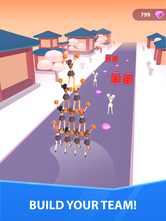 #8. Cheerleader Run 3D (Android) By: Supersonic Studios LTD