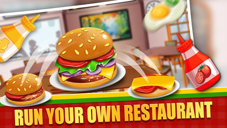 #7. Fast Food Cooking Game Offline (Android) By: Knockout Classic Board Games