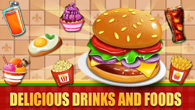 #10. Fast Food Cooking Game Offline (Android) By: Knockout Classic Board Games