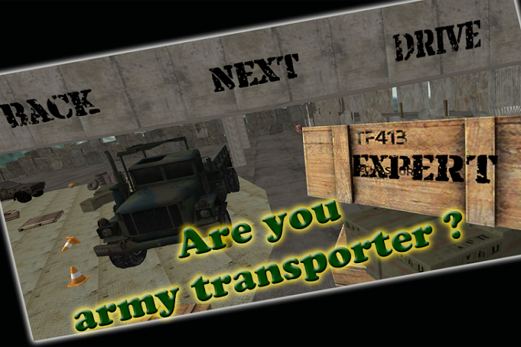 #3. Army Trucker Transporter 3D (Android) By: MouthShut Games