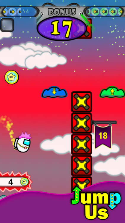 #9. Jump Us (Android) By: Darioco