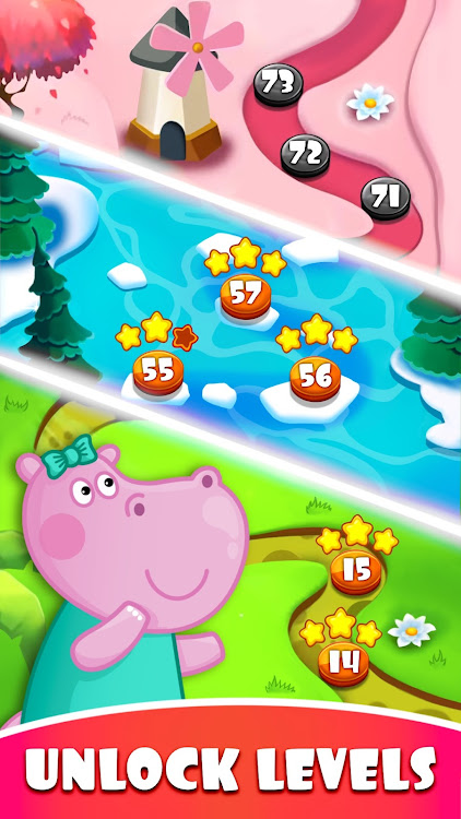 #7. Hippo Bubble Pop Game (Android) By: Hippo Kids Games