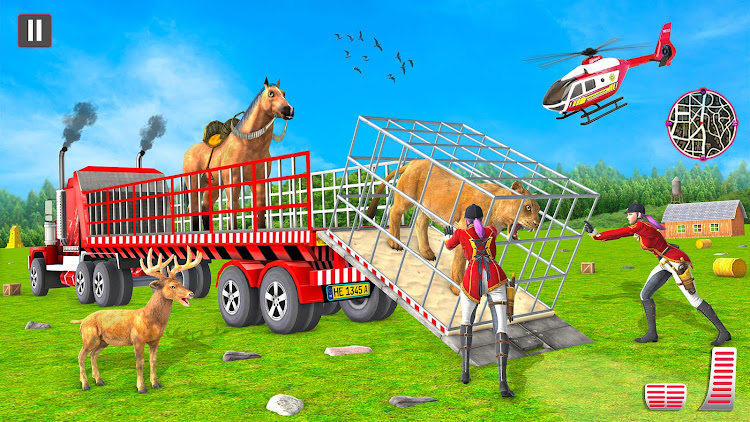 #4. Farm Animals Transporter Truck (Android) By: Contra 3D Games