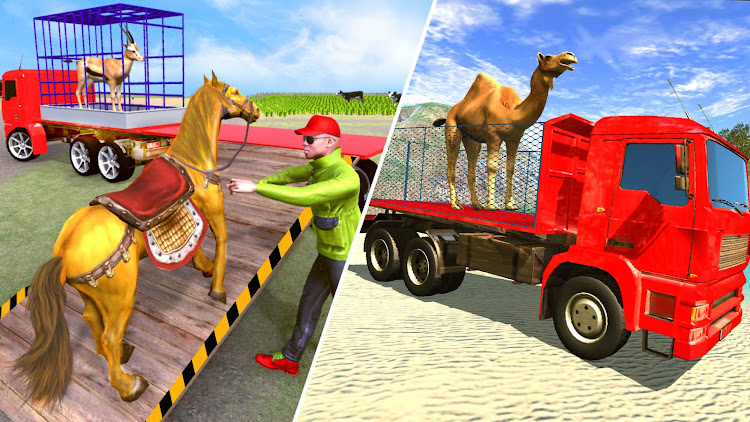 #7. Farm Animals Transporter Truck (Android) By: Contra 3D Games