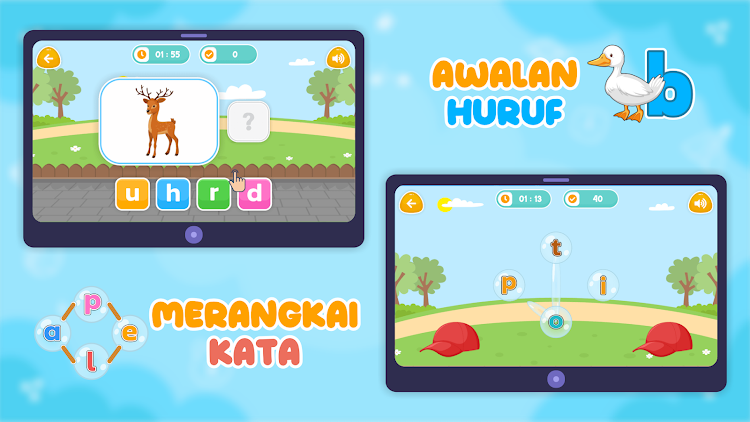 #5. Aplikasi Belajar Anak TK B (Android) By: Qreatif